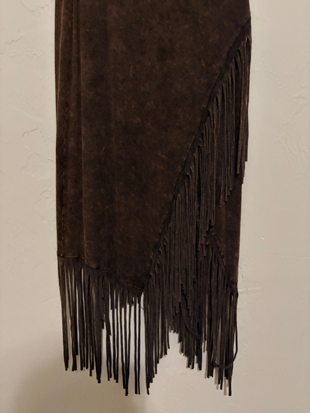 Party Brown Fringe Maxi Skirt. New without Tags. - Picture 3 of 9